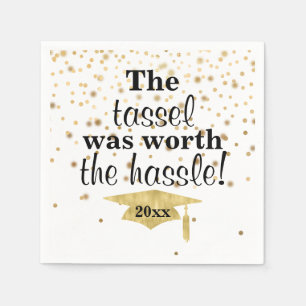 Studentfest Tassel Worth of the Hassle Pappersservett