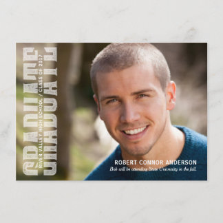 Studentfest variationsbokstäver typografi inbjudningar