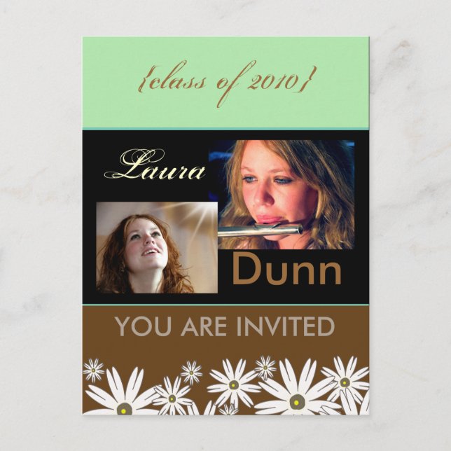 Studentfest, vykort för foton (Framsida)