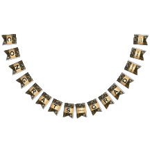 Studentfesten Black and Guld Damask