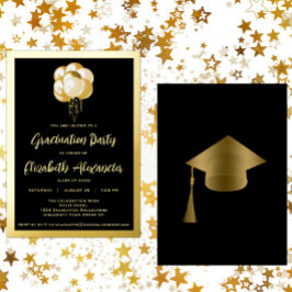 Studentfesten Black och Guld Balloons