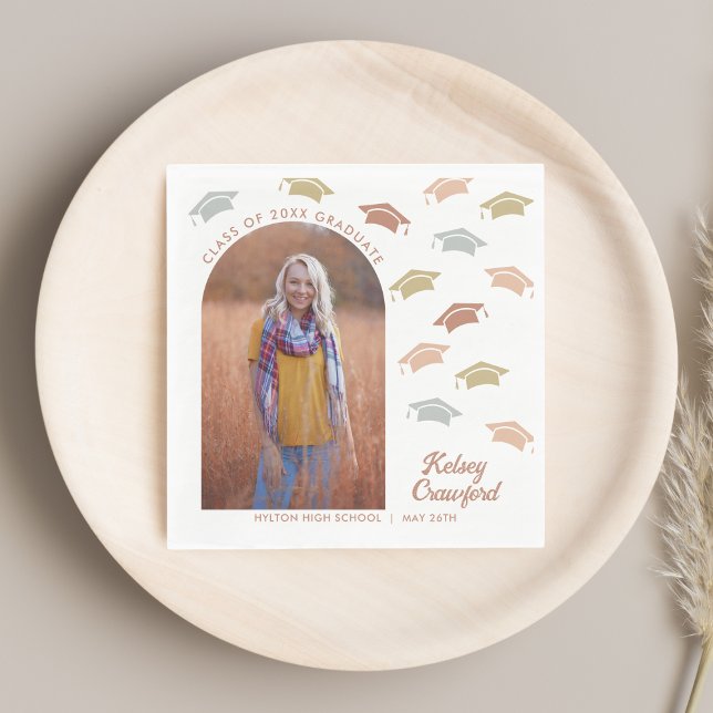 Studentfesten Cute Caps Pappersservett (Skapare uppladdad)