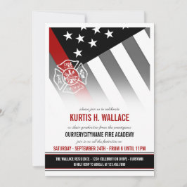 Studentfesten för brandsläckarakademin inbjudningar