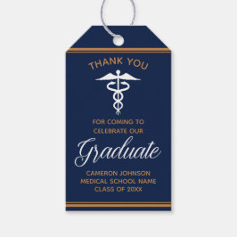 Studentfesten för sjuksköterskeskola i Guld vid ma Presentetikett