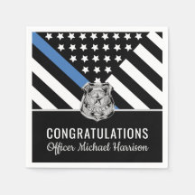 Studentfesten Grattisar för polisblå linje