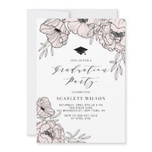 Studentfesten Modern  Rosa Flowers