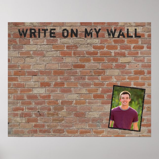 Studentfesten Namnteckning minne Poster (Framsidan)