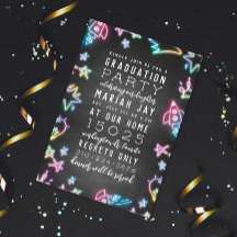 Studentfesten Neon Space Doodles