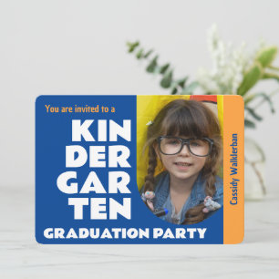 Studentfesten Photo Kindergarten Inbjudningar