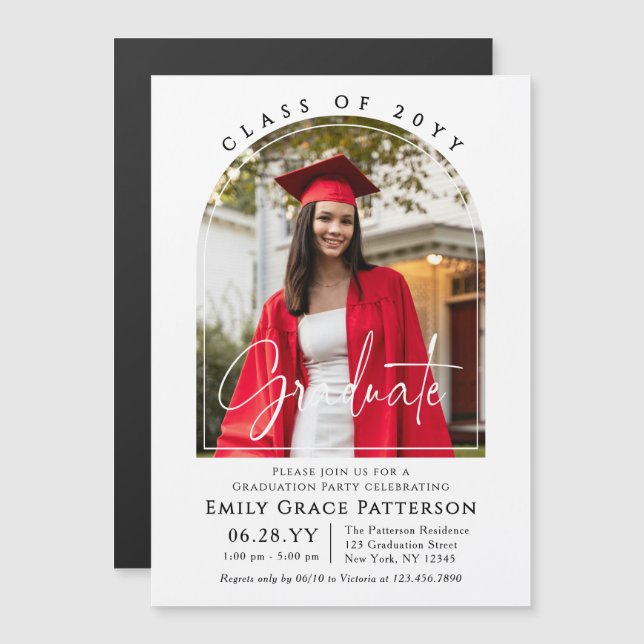 Studentfesten Photo Modern Arch Student (Fram/baksida)