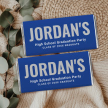 Studentfesten Royal Blue Personlig Namn