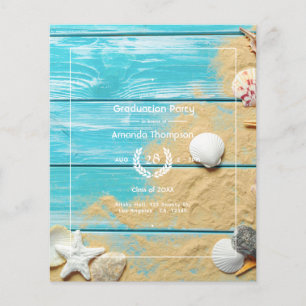 Studentfesten Rustic Turcos Beach Flygblad
