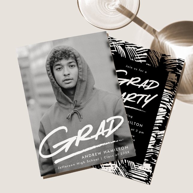 Studentfesten Streckat foto Inbjudningar (Skapare uppladdad)