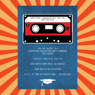 Studentfesten Studenten Retro Mix Tape Meddelande