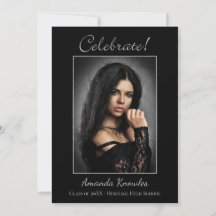 Studentfesten Svart och vitt foto