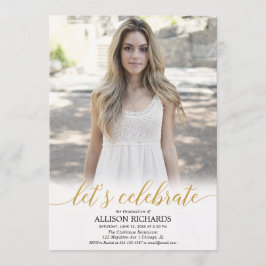 studentfesten White guld, Låt oss fira Inbjudningar