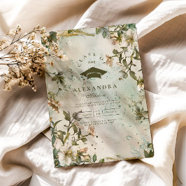 Studentfesten Wildblomsbloom Inbjudningar