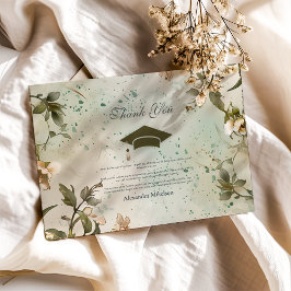 Studentfesten Wildblomsbloom Tack Kort