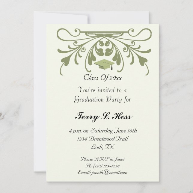 Studentfestinbjudan Inbjudningar (Framsida)