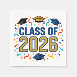Studentfirande för årskull 2026 pappersservett