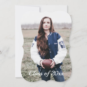 Studentkort för foto: Feminin Inbjudningar