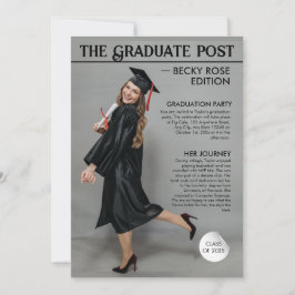 Studentkort i tidningen Magazine Inbjudningar