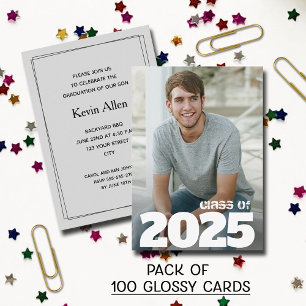 STUDENTKORTEN MINI Storlek Glossy Photo Visitkort