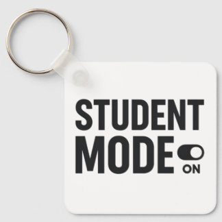 Studentläge På – Rolig Studiemotivation Nyckelring