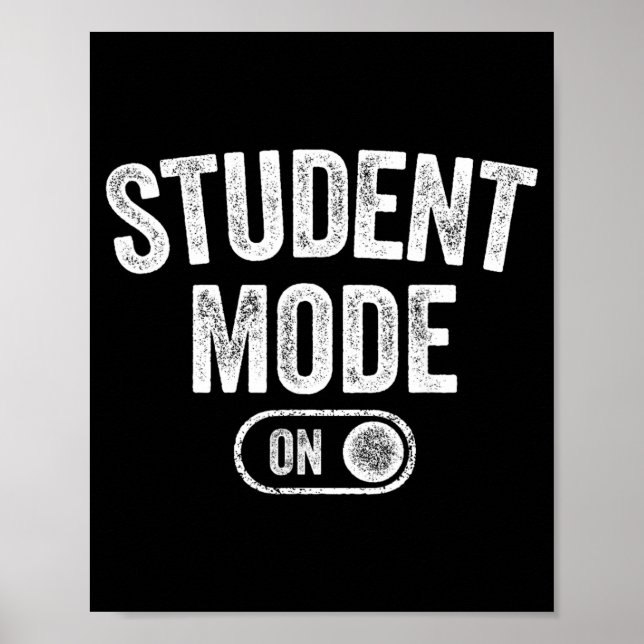 Studentläge På Roligt Skolpresent Utbildning Poster (Framsidan)