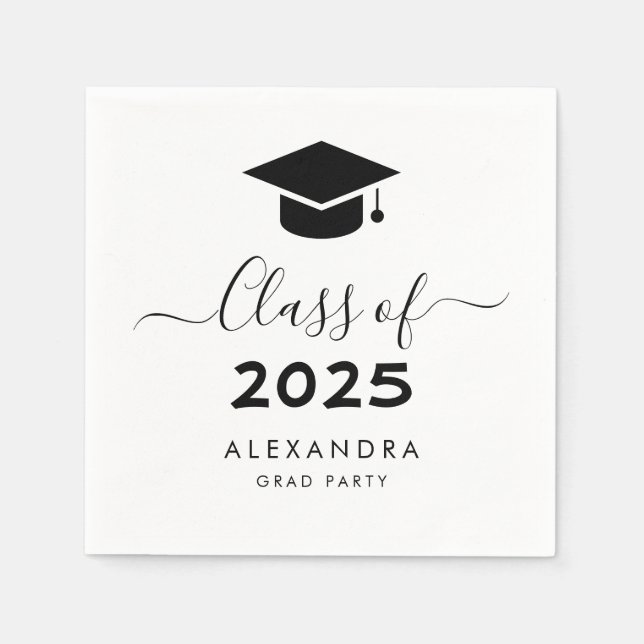Studentmössa 2025 pappersservett (Framsidan)