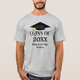 Studentmössa Din skola Namn och år T Shirt