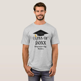 Studentmössa Din skola Namn och år T Shirt