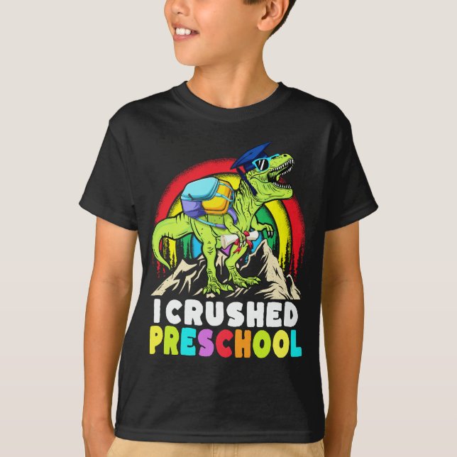 Studentmössa för krossad förkoledosering T Rex Shirt (Framsida)