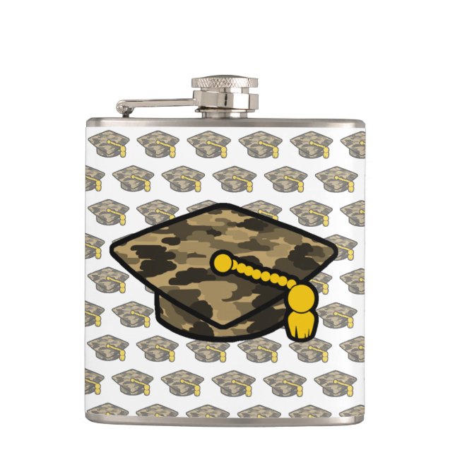  Studentmössa Khaki Camo Fickplunta (Framsidan)