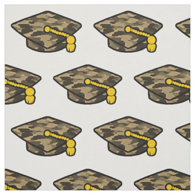 Studentmössa Khaki Camo Tyg (Provkarta)