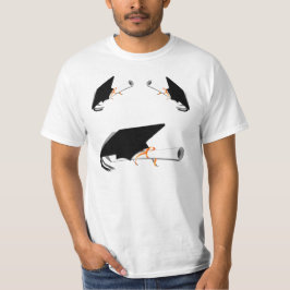 Studentmössa med examensbevis t-shirt