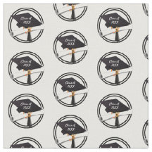 Studentmössa med svart cirkel