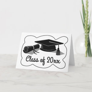 Studentmössa och diplomati kort