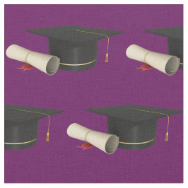 Studentmössa och examensbevis om Lila Tyg