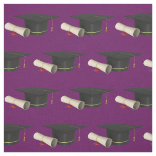 Studentmössa och examensbevis om Lila Tyg