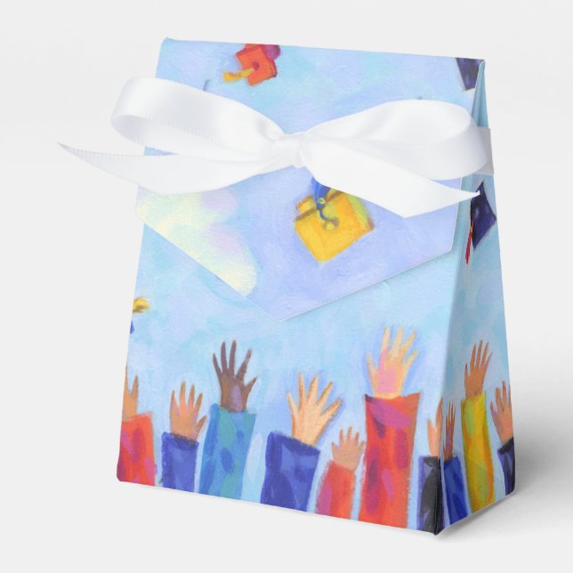 Studentmössa Toss Tack Presentaskar (Framsidan Sidan)