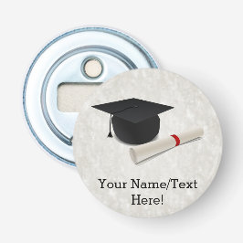 Studentmössadiplomanpassade Flasköppnare