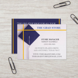 Studentmössan Färg i detaljhandelsflottan och Gult Visitkort