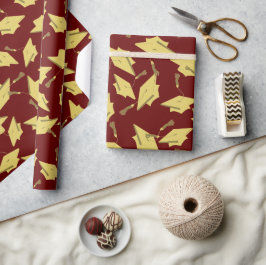 Studentmössorna guld i Luft vid Maron Party Presentpapper