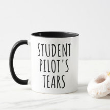 Studentpilots tårar Roligt flygplanshumor