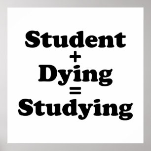 Studentplus som dör att studera för jämliken poster