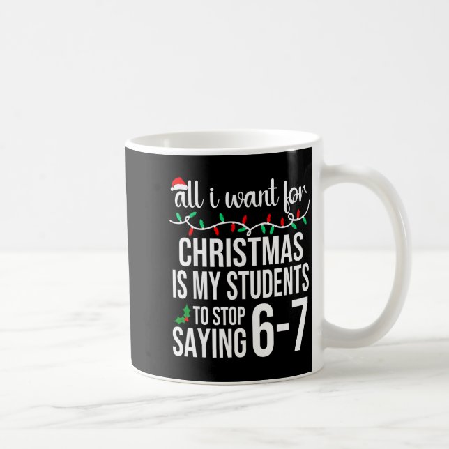Students Saying 67 Six Seven Funny Meme Teacher Ch Kaffemugg (Höger)