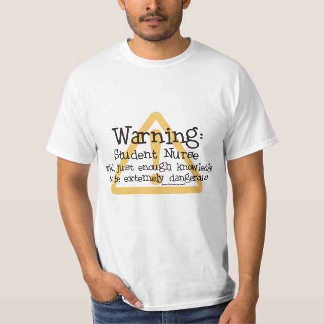 Studentsjuksköterskavarning Tee (Framsida)