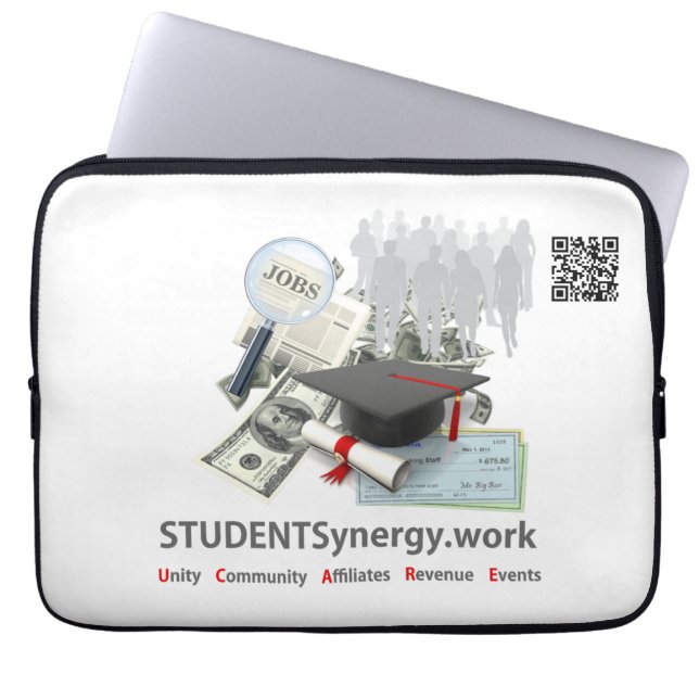 STUDENTSynergy - Laptop sleeve 13 tum (Framsidan)