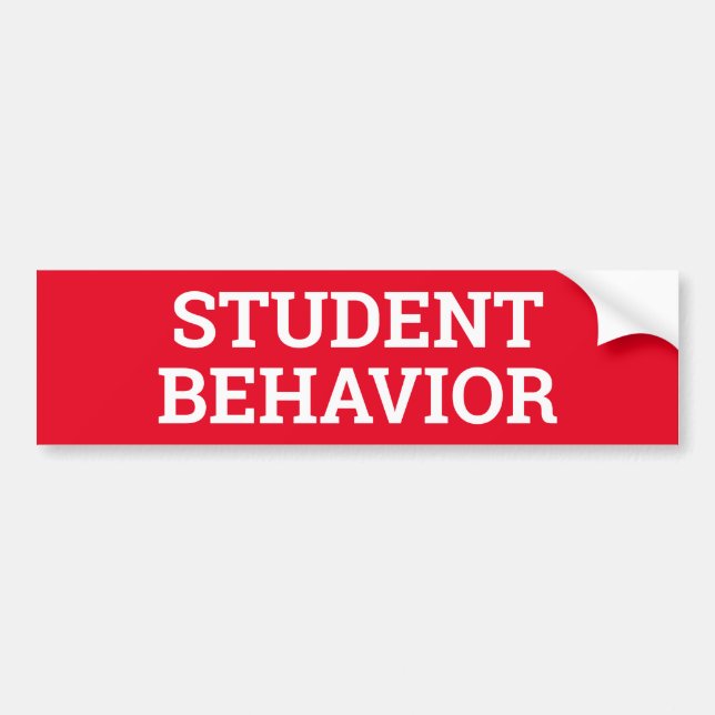 STUDENTUPPFÖRANDEundertecknar/sticker/MAGNET Bildekal (Framsidan)